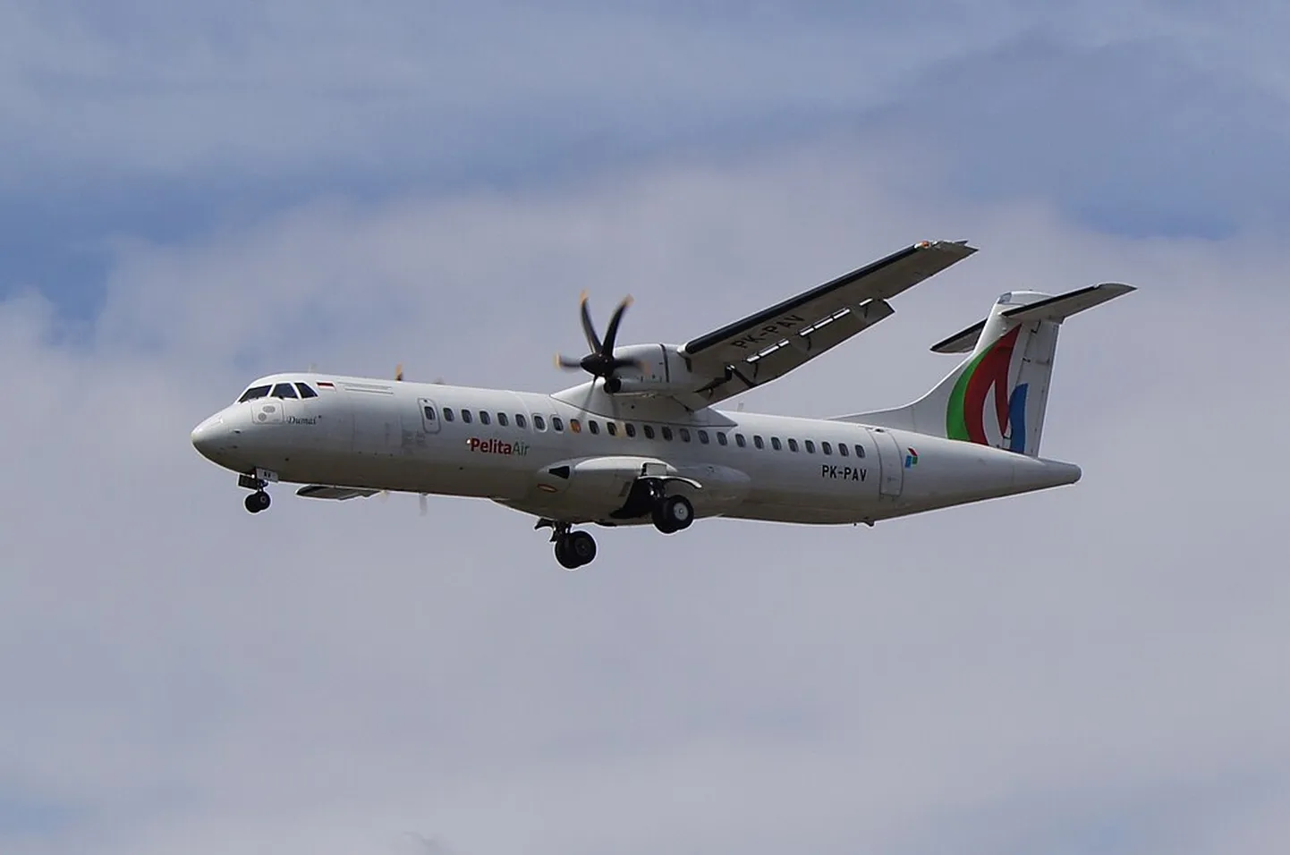 Allakukkunud ATR-72 registrinumbriga PK-PAV tegi esimese lennu 2010. aastal.