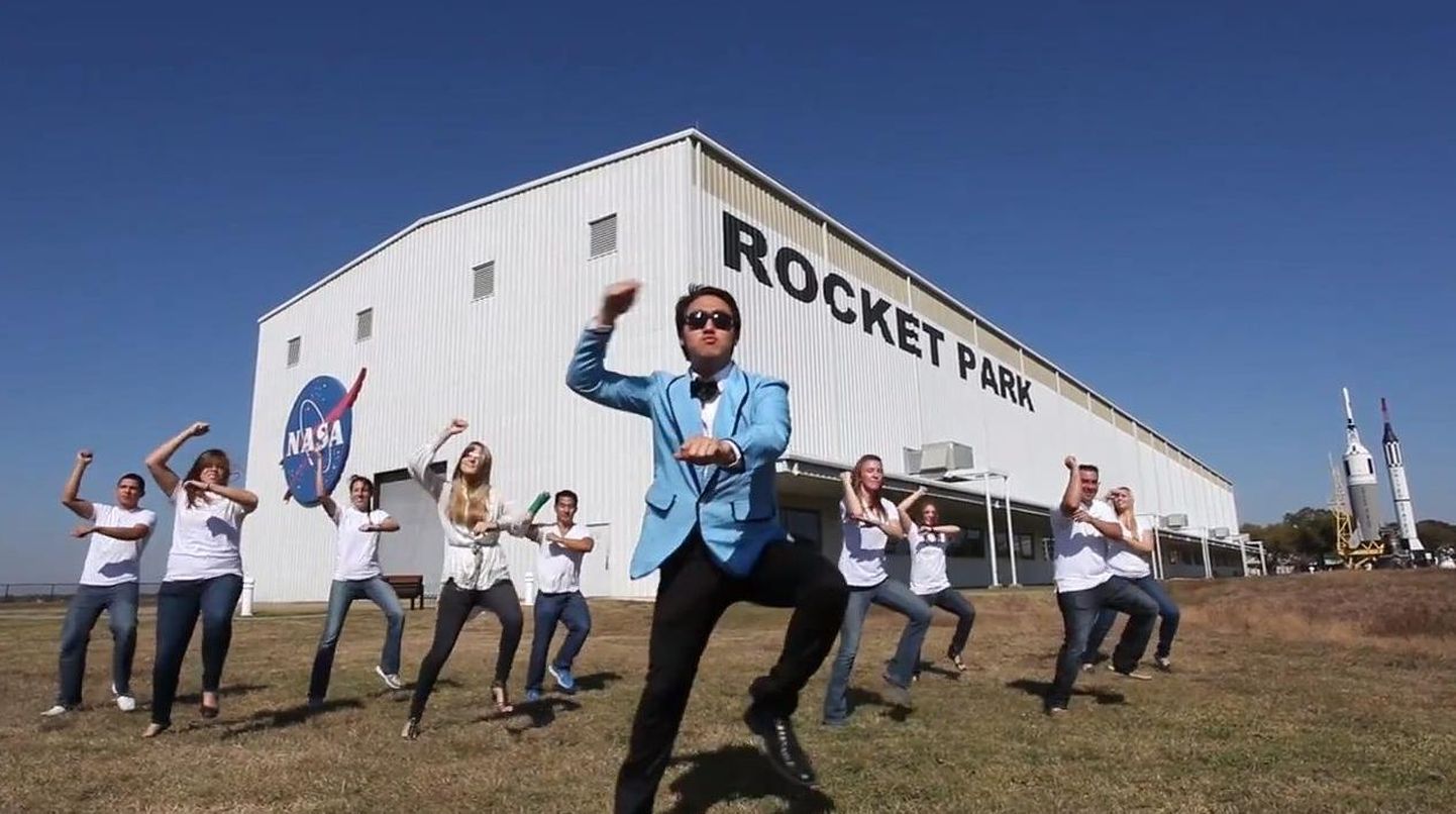 Astronaudid tantsisid Gangnam Style`i