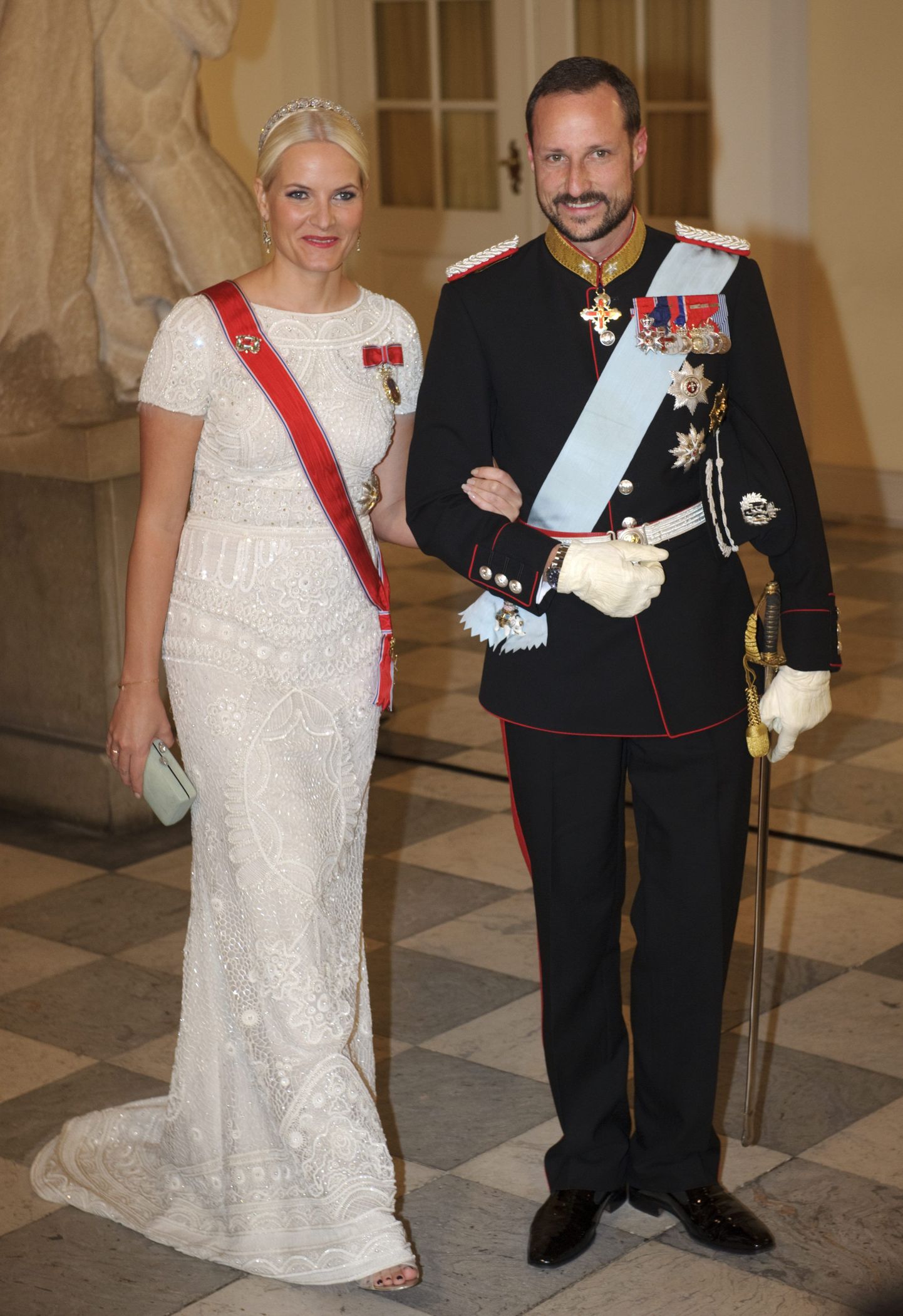 Norra kroonprints Haakon koos abikaasa Mette-Maritiga.