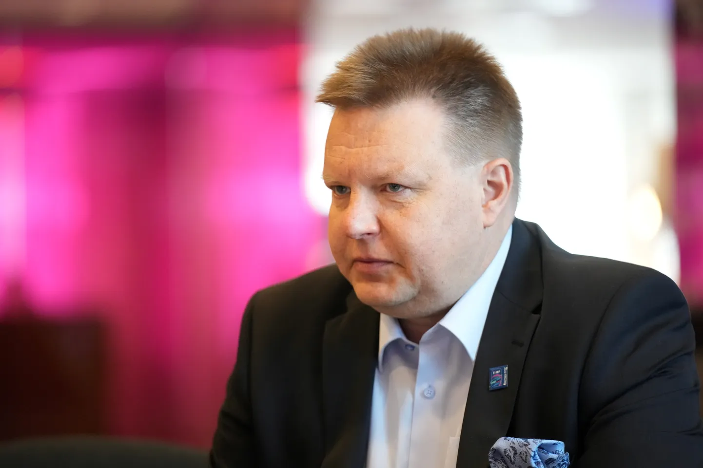 Somijas Hokeja asociācijas vadītājs Harri Nummela.