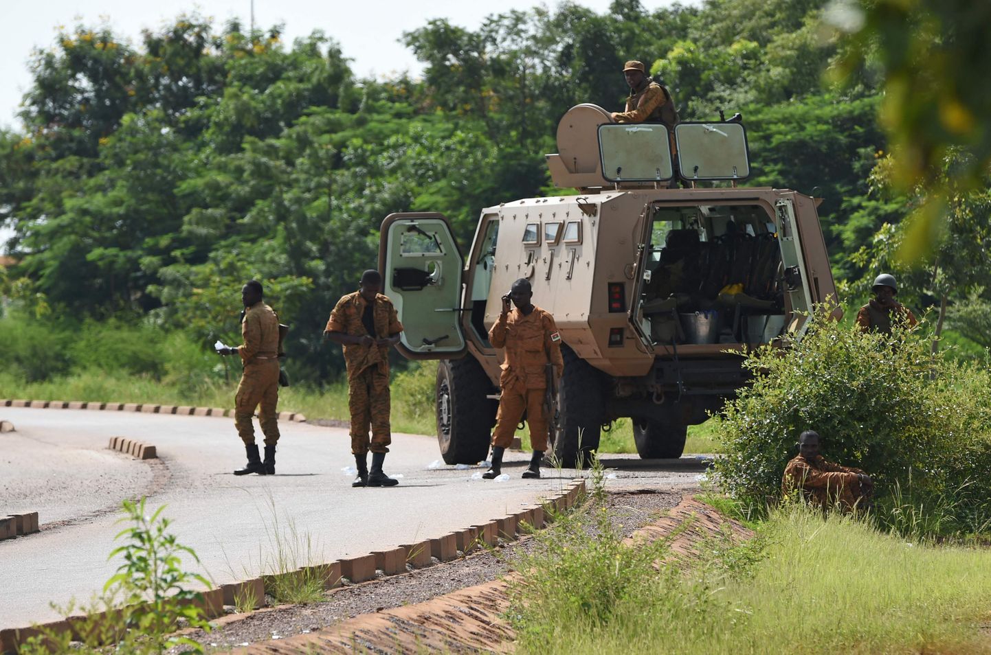 Burkina Faso sõjaväepatrull.