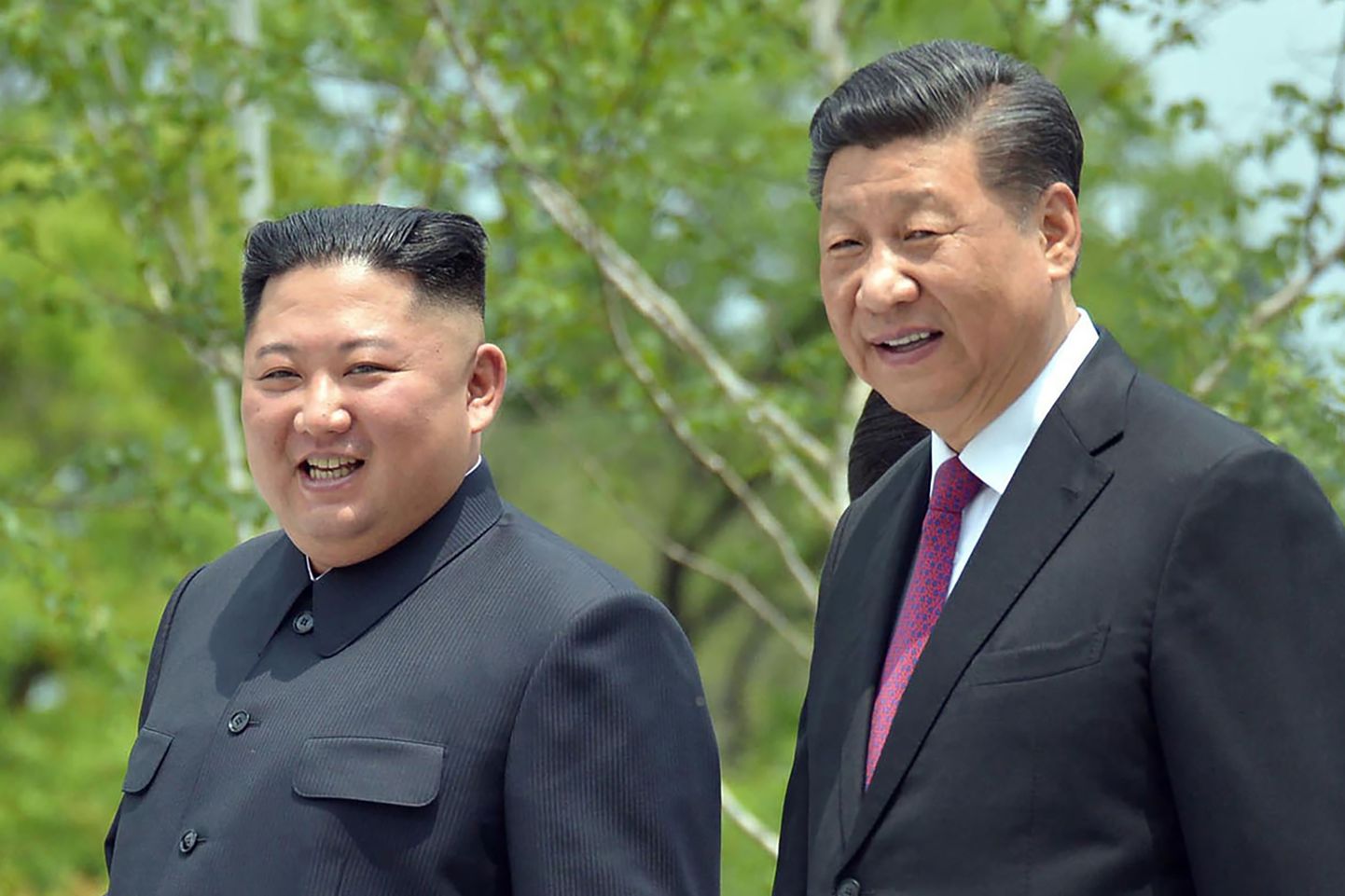 Põhja-Korea liider Kim Jong-un ja Hiina president Xi Jinping 2019. aasta juunis tippkohtumisel.