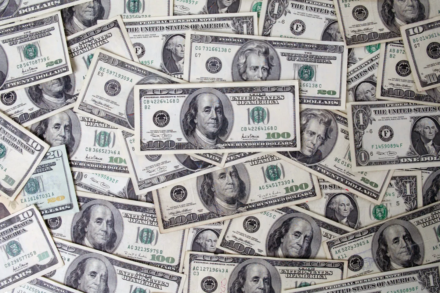 Dollarid. Foto on illustratiivne.