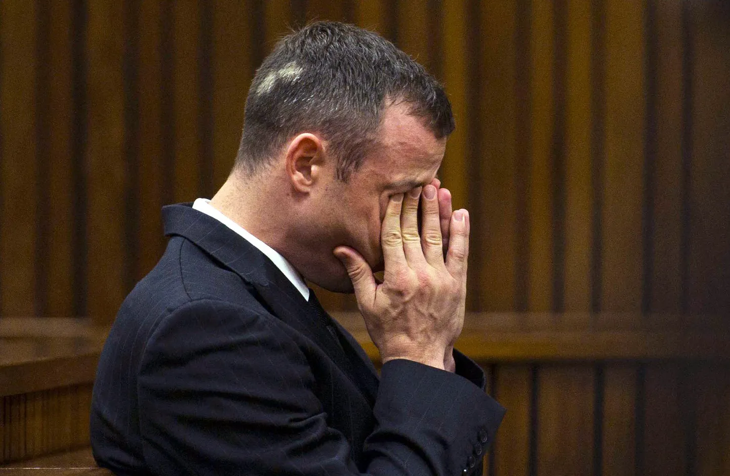 Oscar Pistorius kohtusaalis.