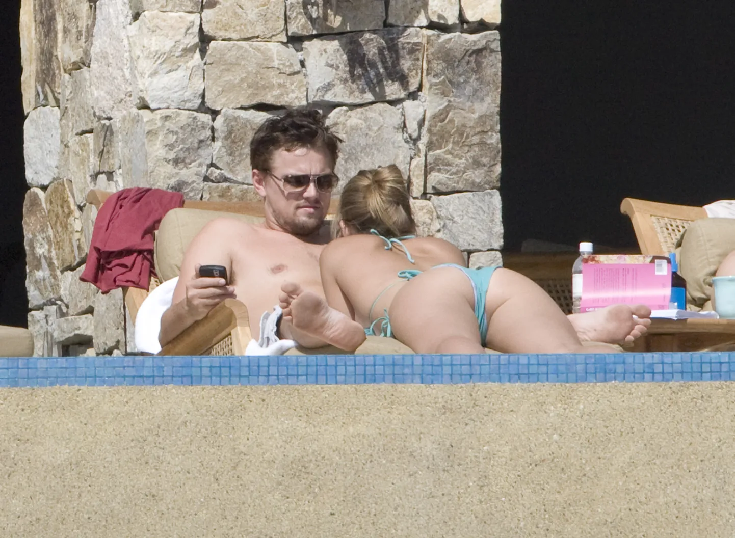 Leonardo DiCaprio ja Bar Refaeli Mehhikos 2008. aastal.