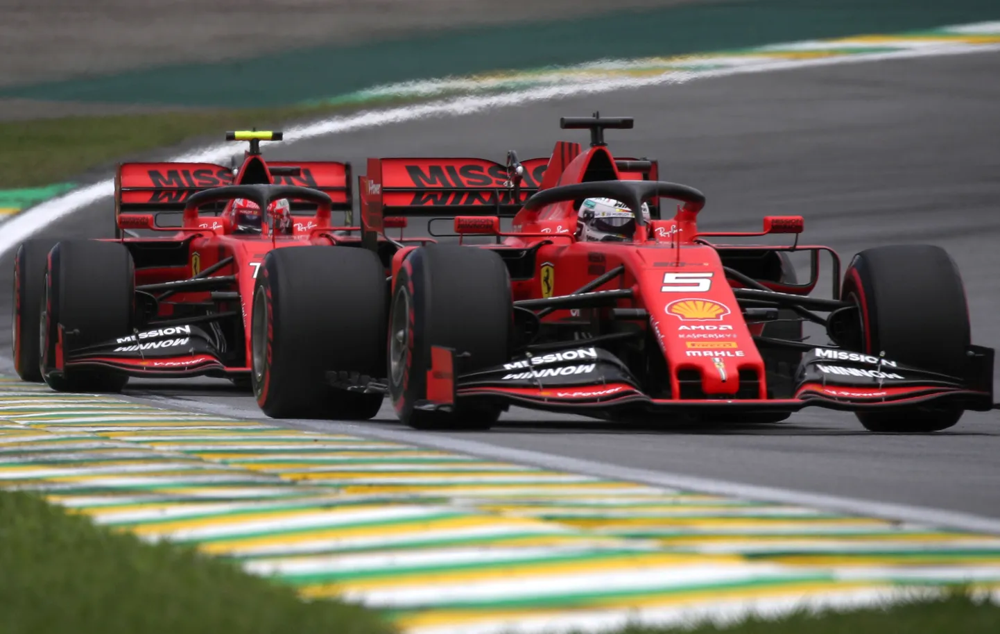 Ferrari piloodid Sebastian Vettel ja Charles Leclerc