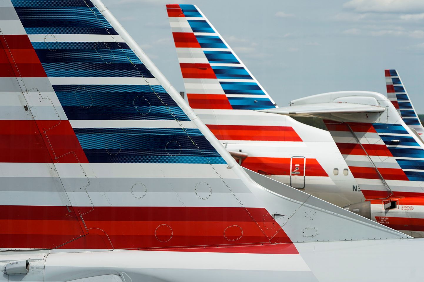 American Airlinesi lennukid pargivad Washingtoni lennuväljal.