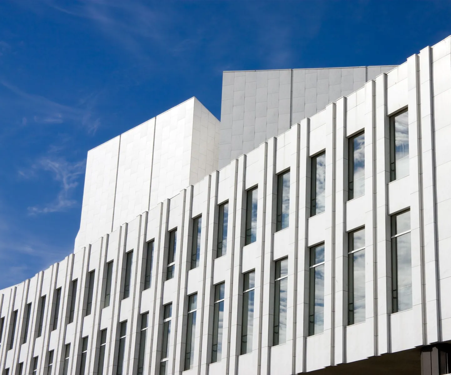 Kontserdihall ja konverentsikeskus Finlandia-talo.