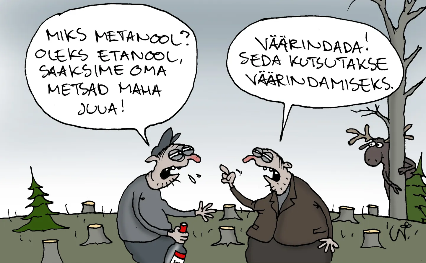 Urmas Nemvalts joonistab.