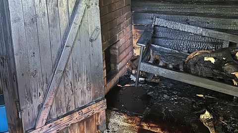 Sompa külas põles saun