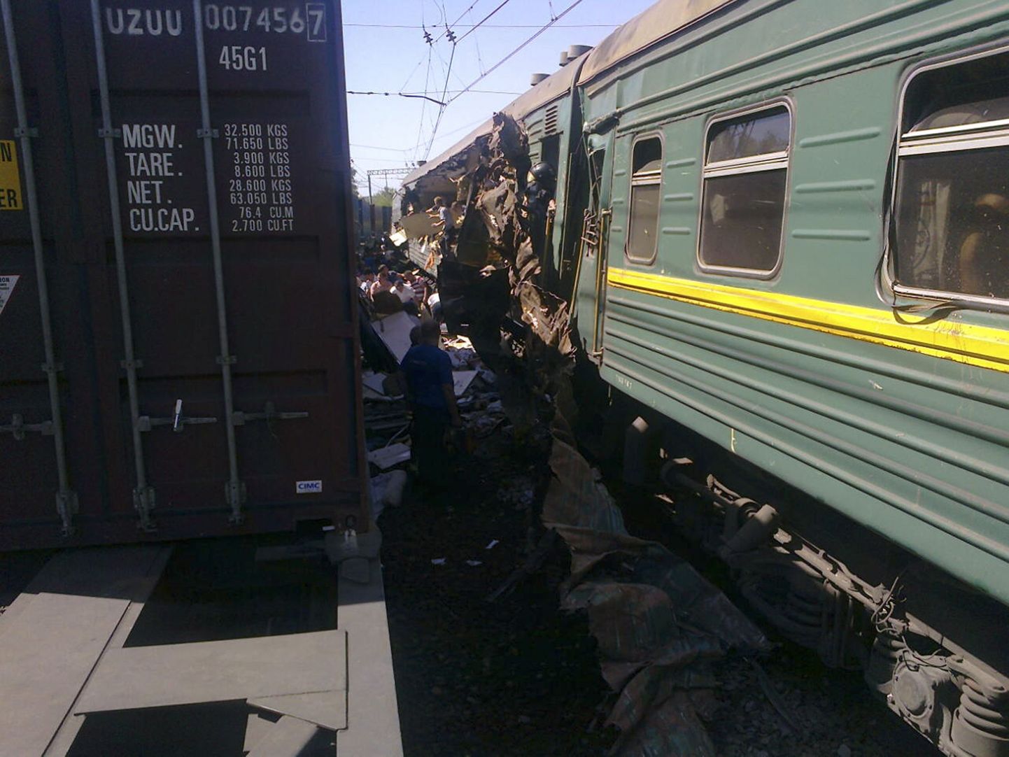 Rongiõnnetus Moskva oblastis.