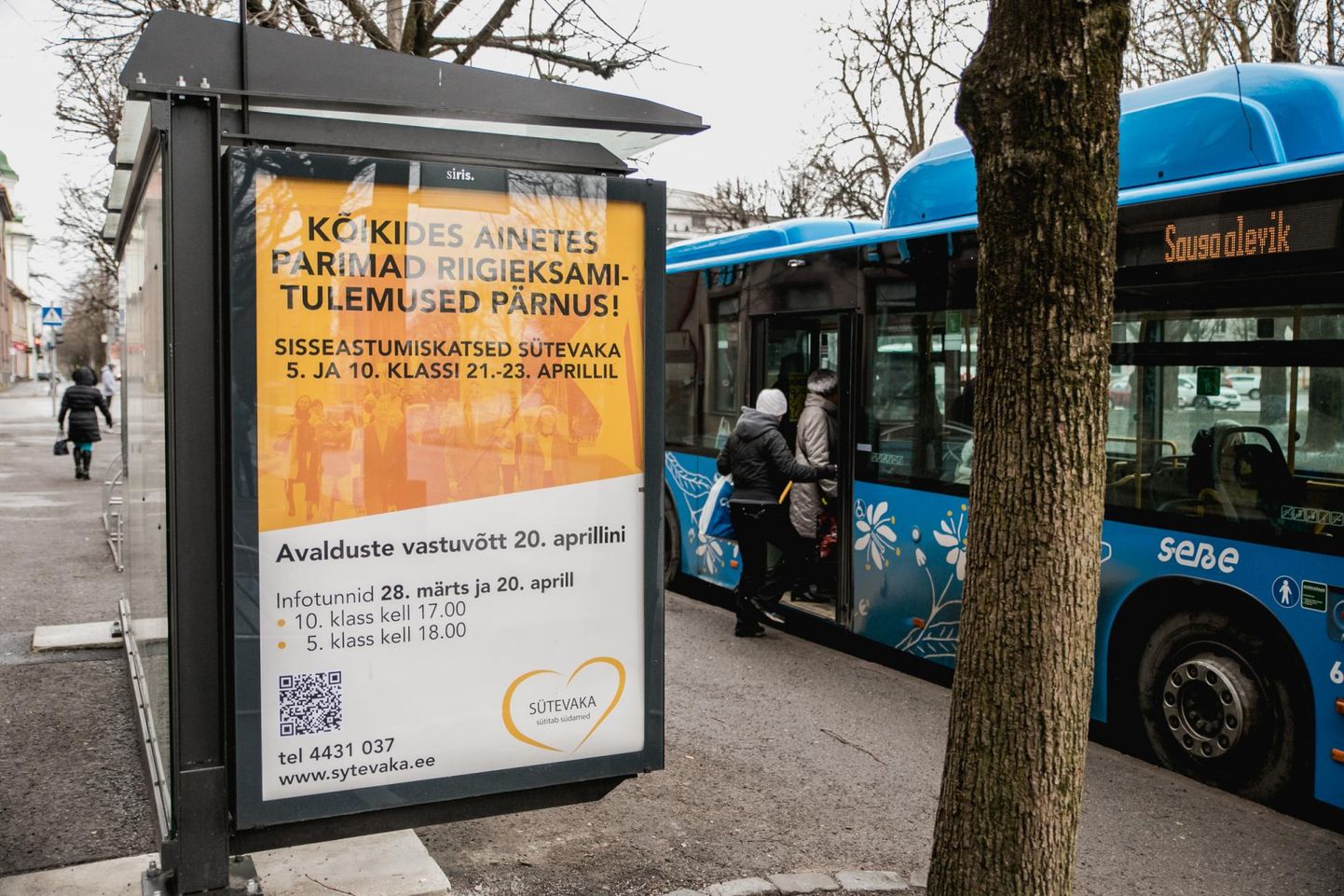 Sellisele reklaamile kehtib oktoobrist Pärnu linnas 40sendine maks päevas.