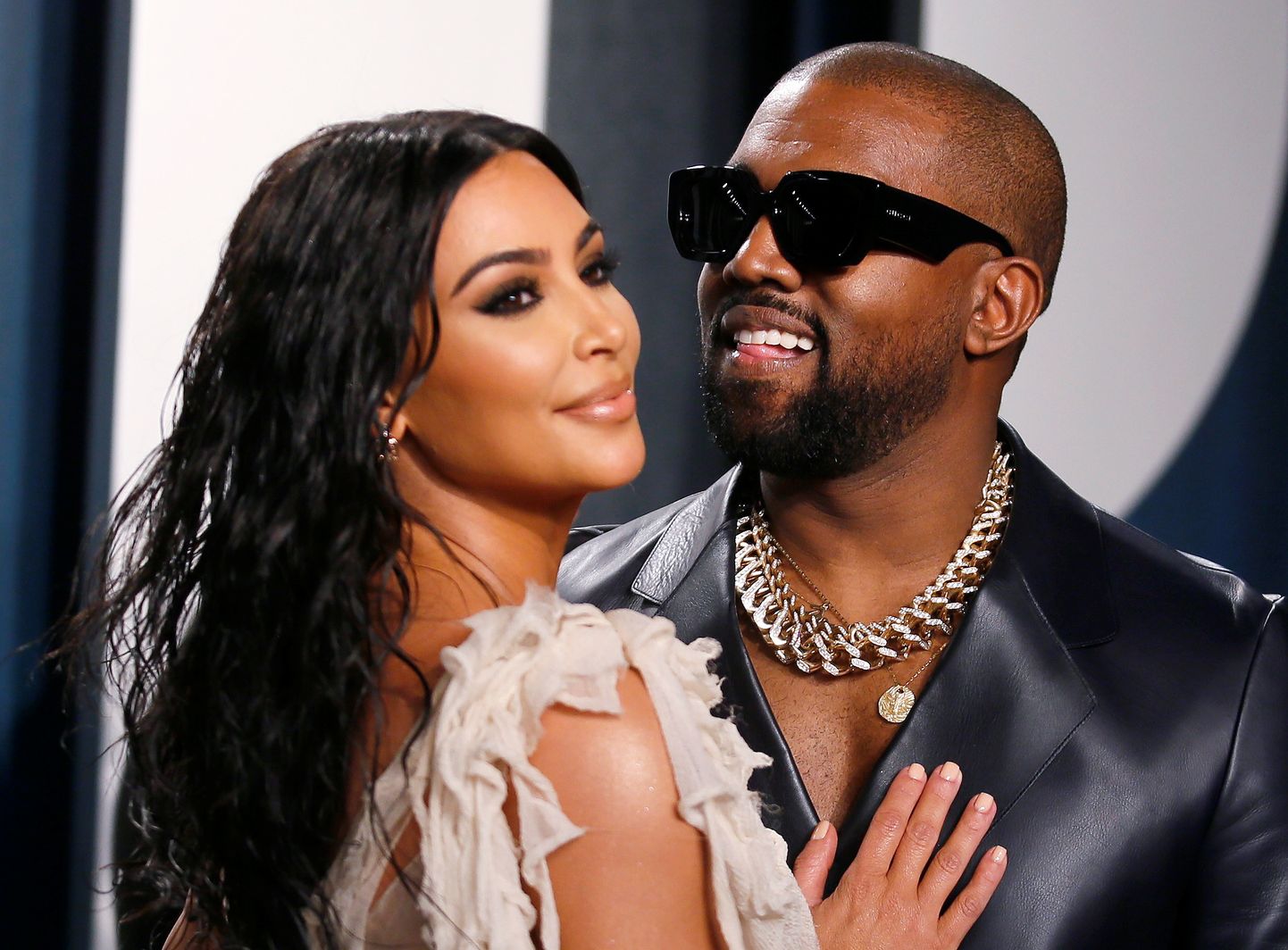 Kim Kardashian ja Kanye West 2020. aastal, mil nende abielu veel kestis.