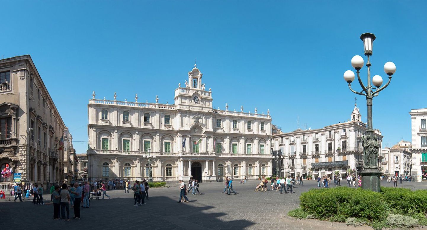 Catania ülikooli siseõu.