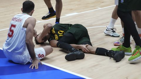 Brasiilia korvpalluri MM lõppes avamängus saadud tõsise vigastusega
