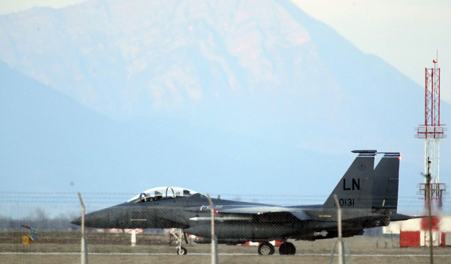 USA õhuväe hävitaja F-15E Strike Eagle