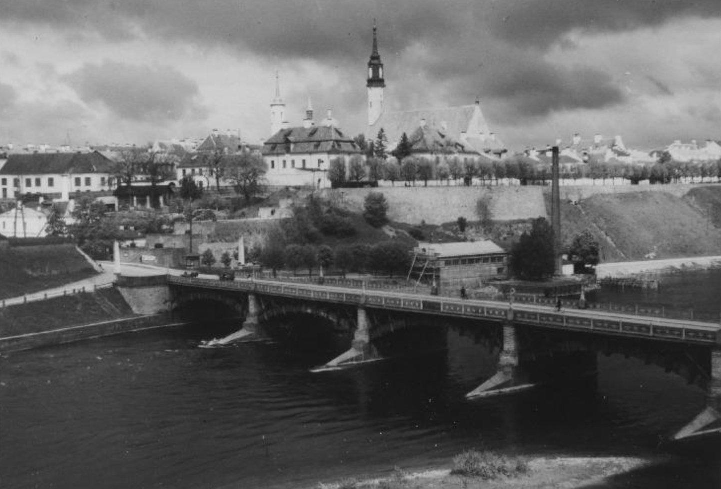 Vaade Narva vanalinnale 1939. aastal