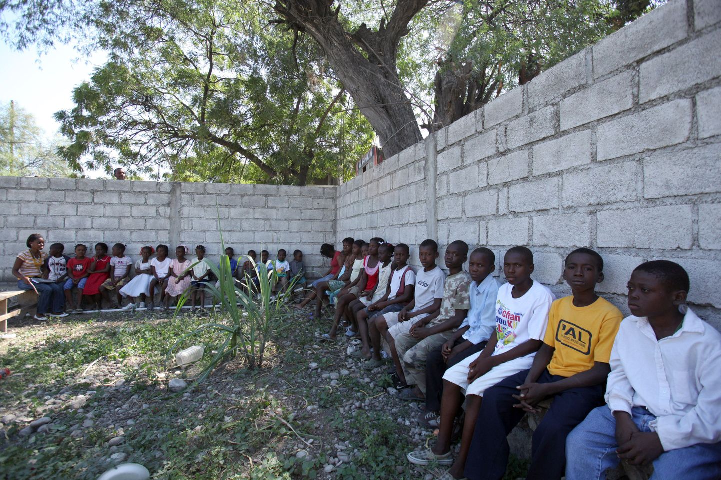 Haiti koolilapsed