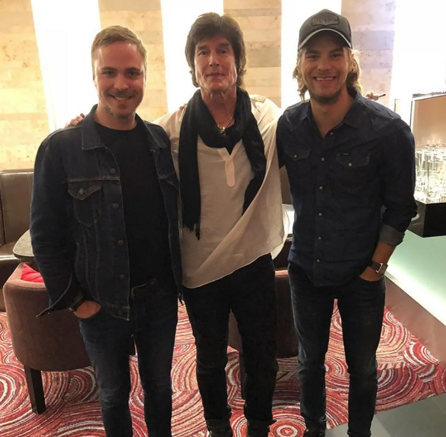 Valter Soosalu, Ronn Moss ja Daniel Levi