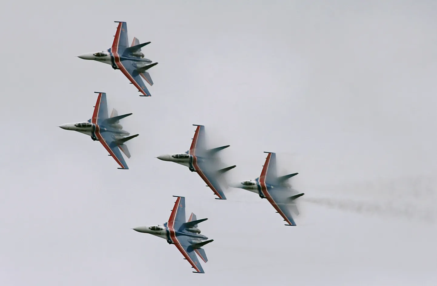 Sukhoi Su-27 hävituslennukid, mida juhivad vigurlendajad