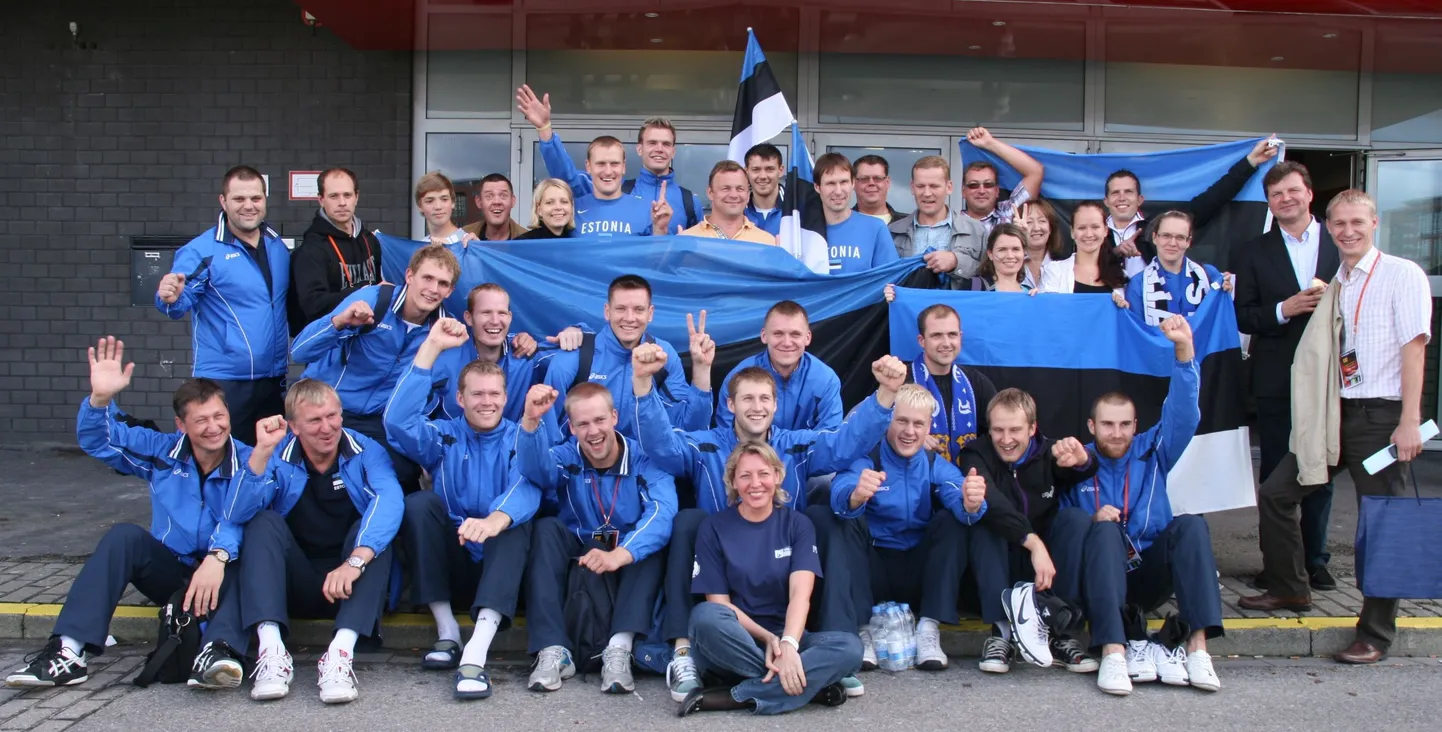 Eesti võrkpallikoondis.