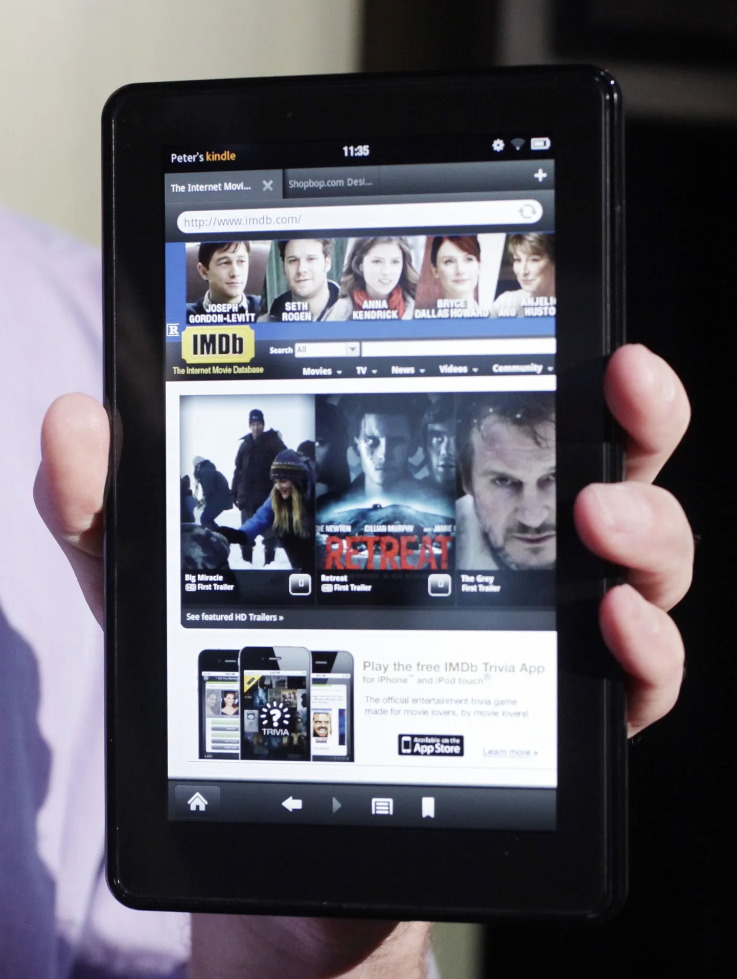 Kindle Fire.