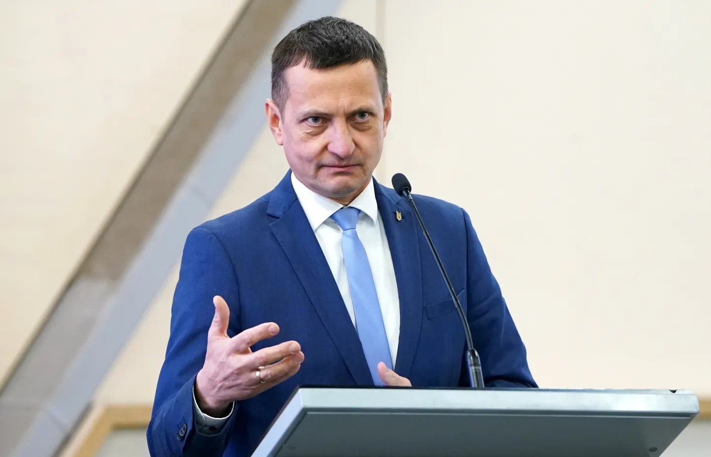 Zemkopības ministrs Armands Krauze.