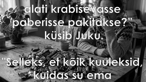 Miks kommid alati krabisevasse paberisse pakitakse?