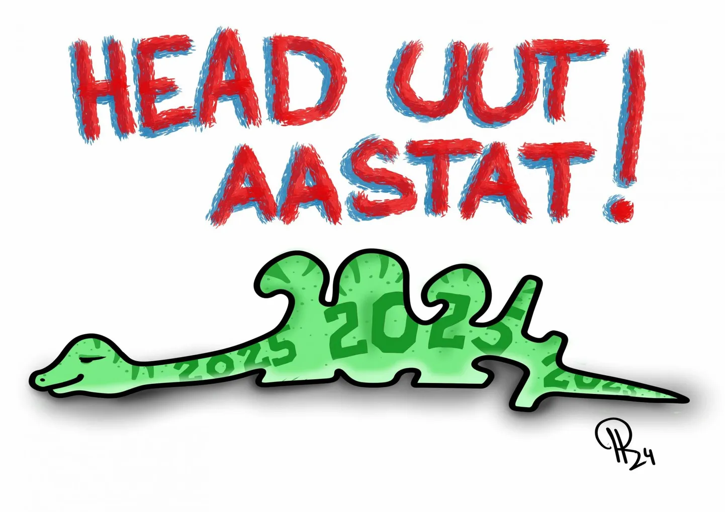 Nädala karikatuur "Head uut aastat!"