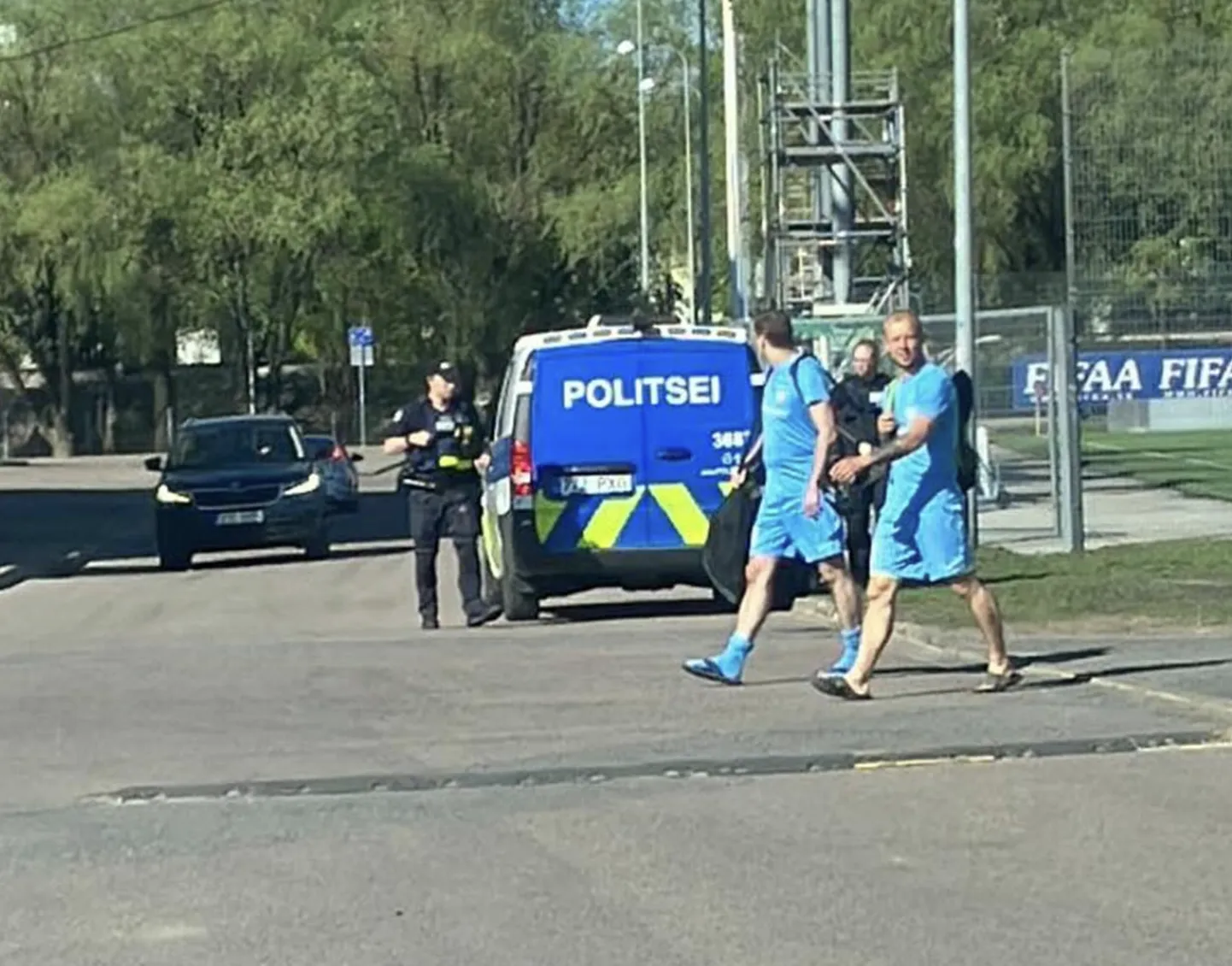 Politseipatrull 18. mail toimunud kolmanda liiga põhja piirkonna matšil FC Hella Hundi ja FC Zenidi vahel.