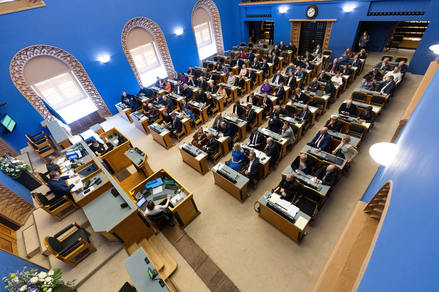 Riigikogu istung.