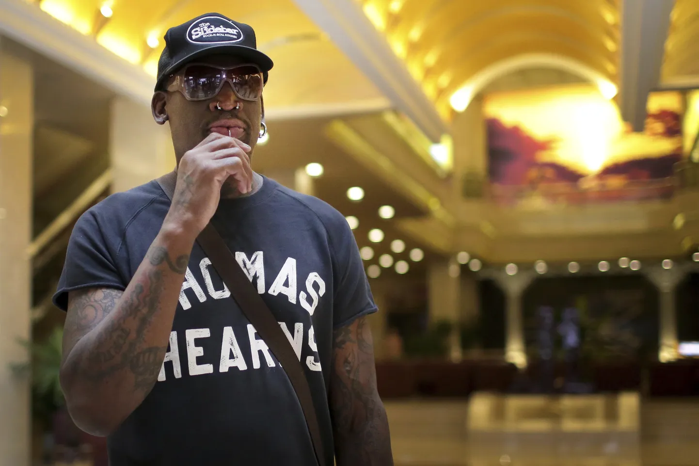 Dennis Rodman 2017. aastal Põhja-Koreas Pyongyangis