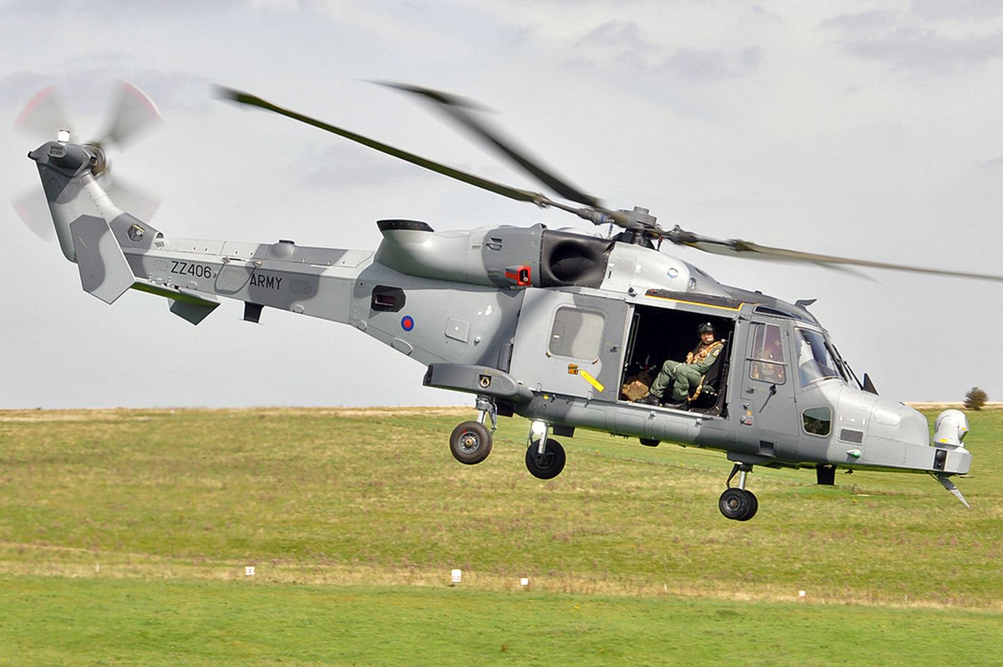 Briti sõjaväe helikopter AW Wildcat.