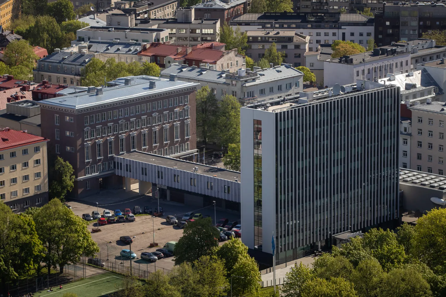 Rahvusringhäälingu hoonetekompleks Tallinnas.