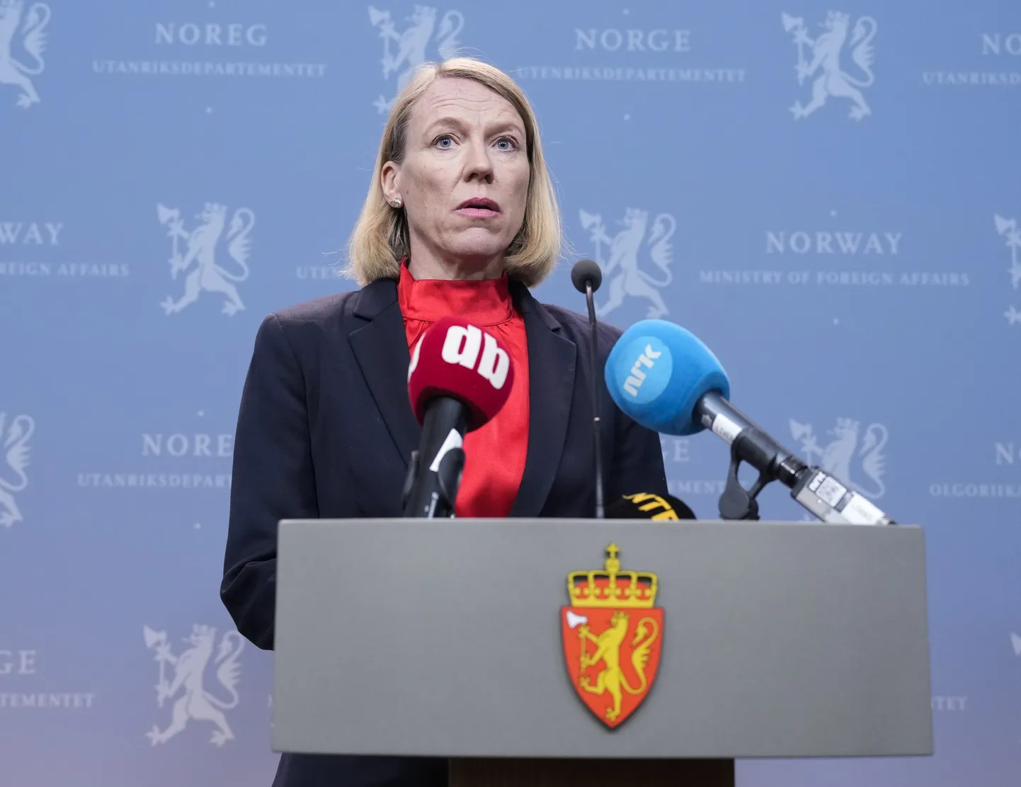 Norra välisministri ametist tagandatud Anniken Huitfeldt.