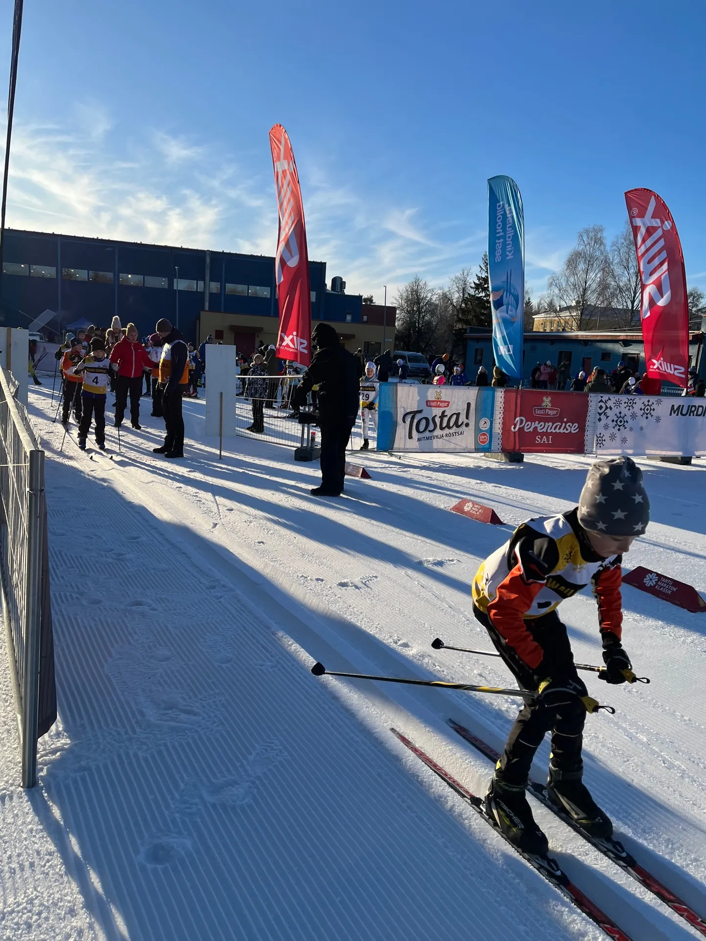 Noorte suusasarja hooaja teine etapp Lähtel.