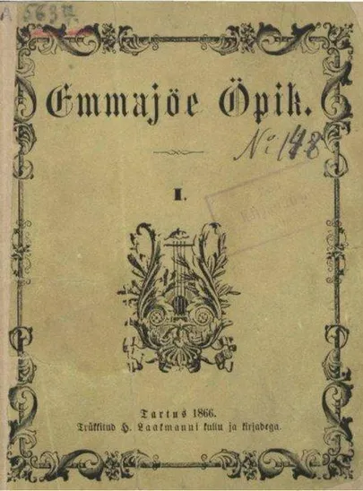 «Emajõe ööbiku» esmatrükk
