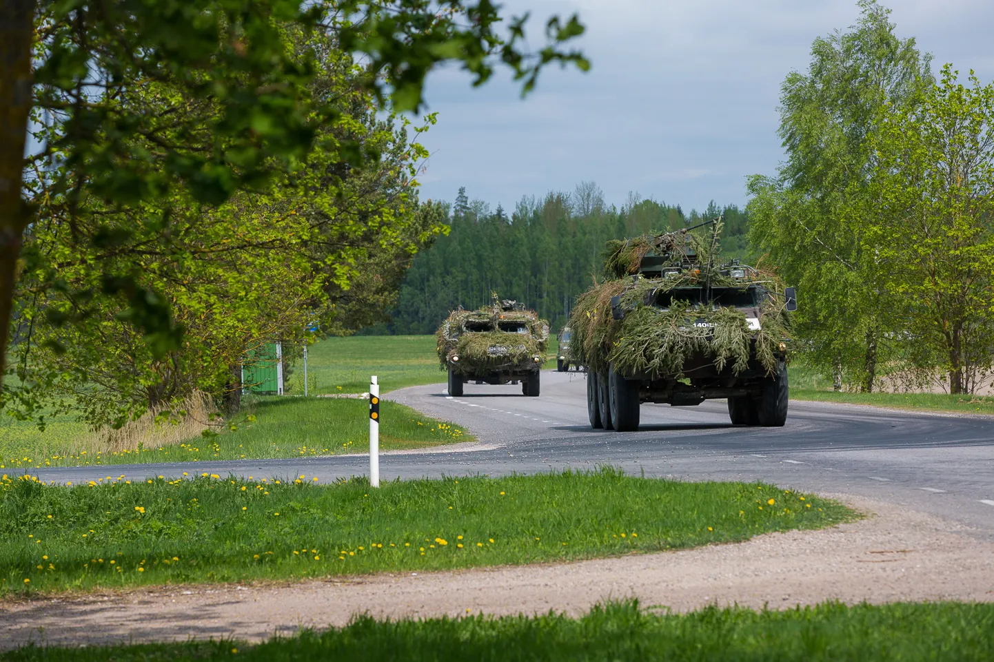 Liitlased Kevadtormil liiguvad keskpolügoonilt Kagu-Eestisse