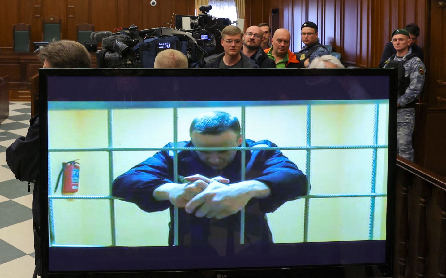 Alexei Navalnõi kuulis kohtuotsust video vahendusel.