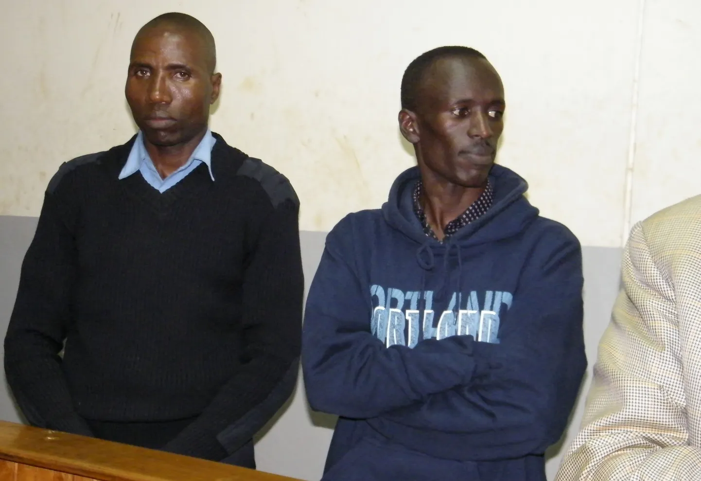 Ezekiel Kemboi (paremal) kohtusaalis.
