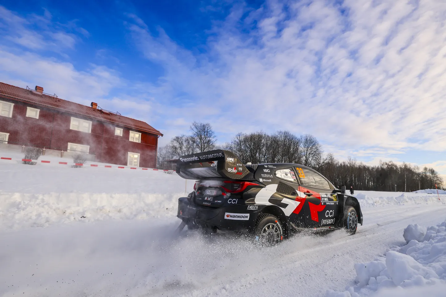 Elfyn Evans Rootsi rallil.