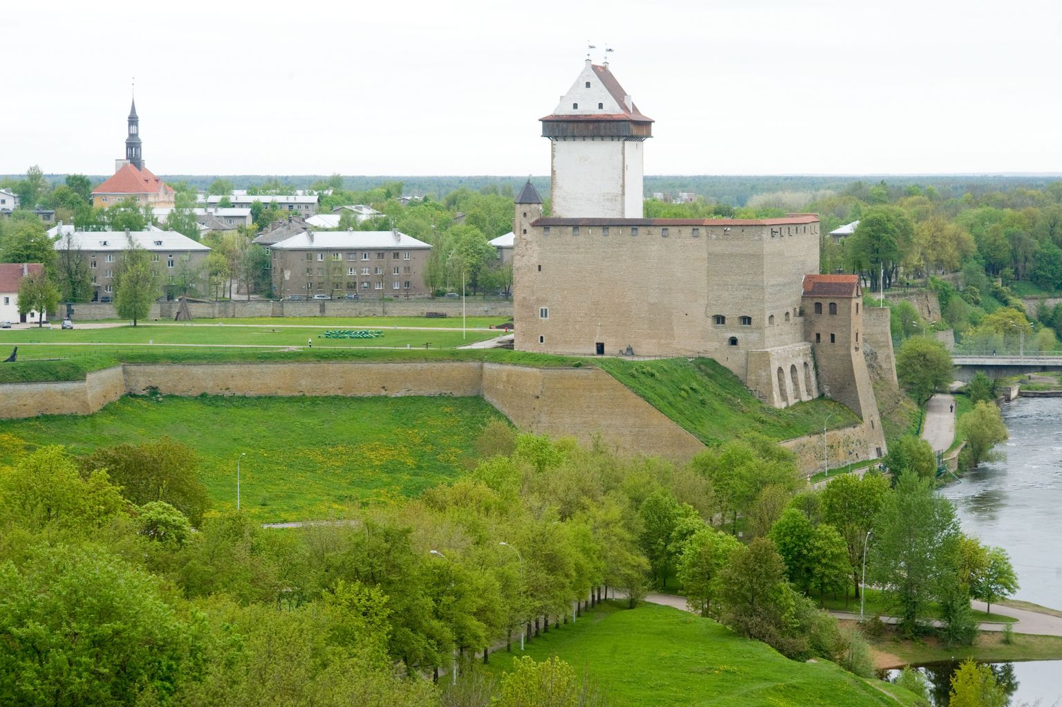 Vaade Narva linnale.