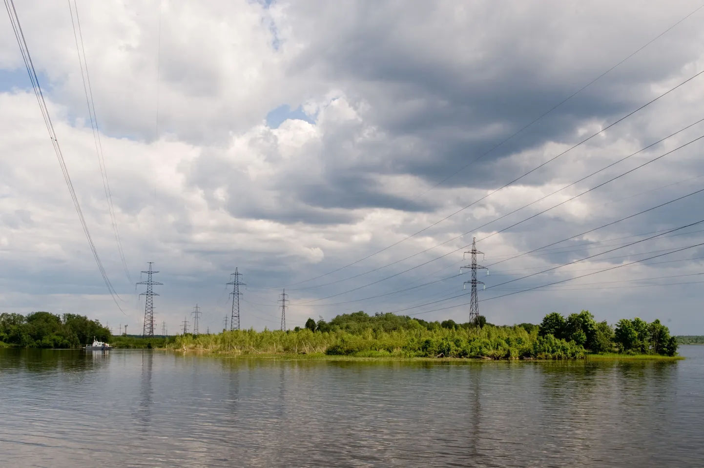 Нарвское водохранилище.