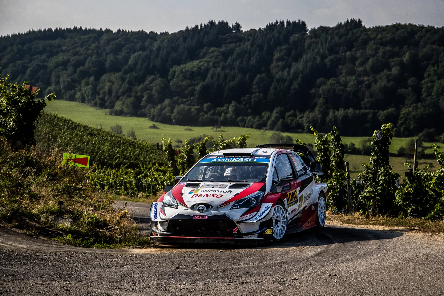 Jäädvustus mulluselt Saksamaa MM-rallilt.