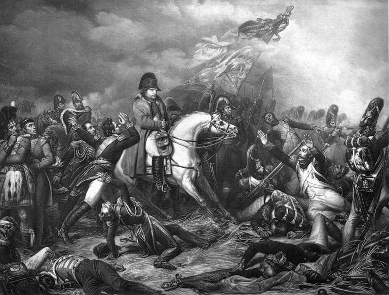Maal Napoleonist Waterloo lahingus