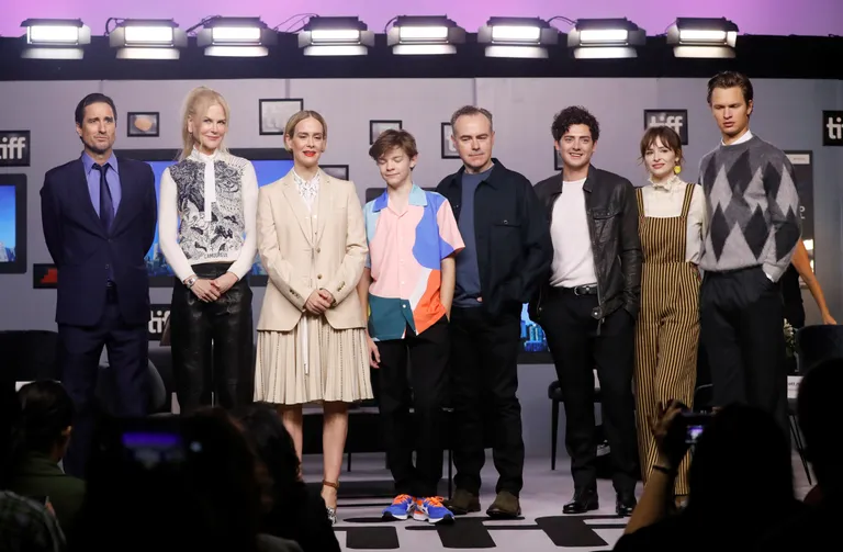 Luke Wilson, Nicole Kidman, Sarah Paulson, Oakes Fegley, John Crowley, Aneurin Barnard, Ashleigh Cummings ja Ansel Elgort filmi «Ohakalind» pressikonverentsil Toronto filmifestivalil 2019