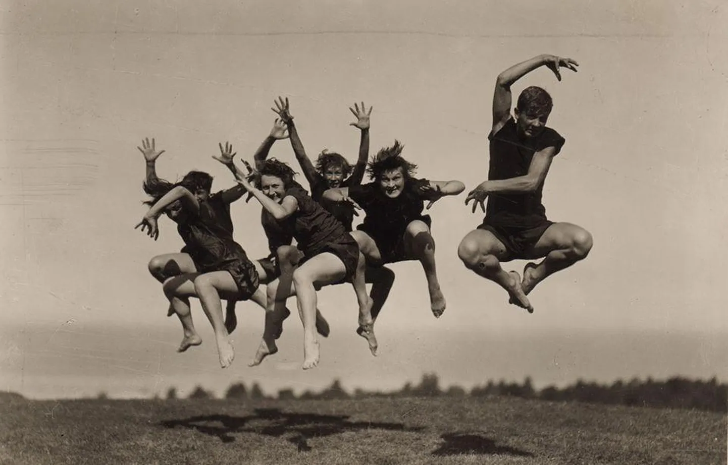Gerd Neggo tantsustuudio liikmed 1927. aastal.