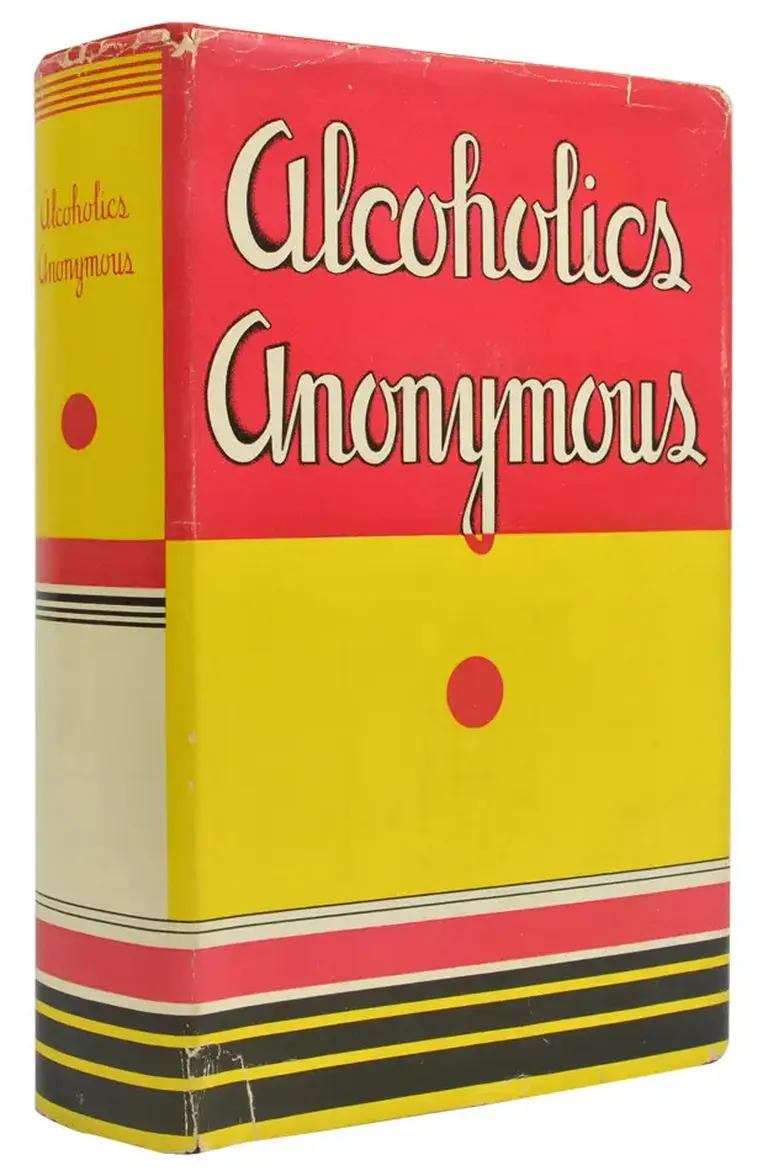 Grāmatas "Anonīmie alkoholiķi" pirmais izdevums (1939).