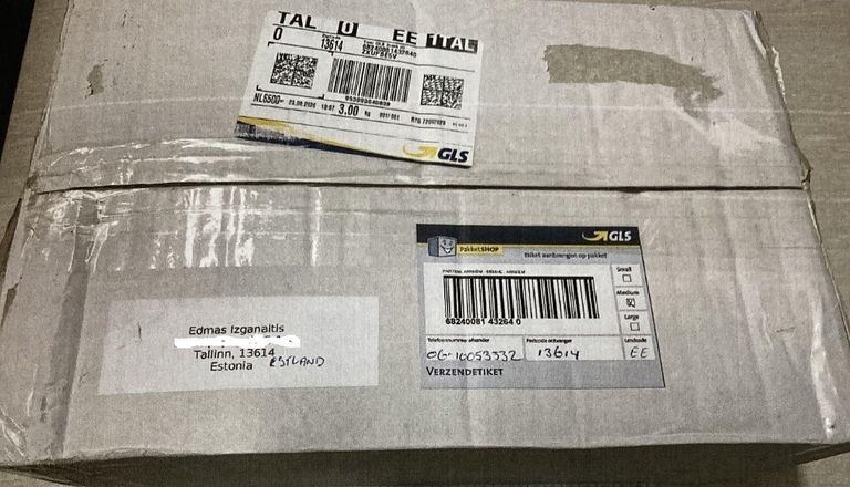 Mail package contained a huge amount of drugs.