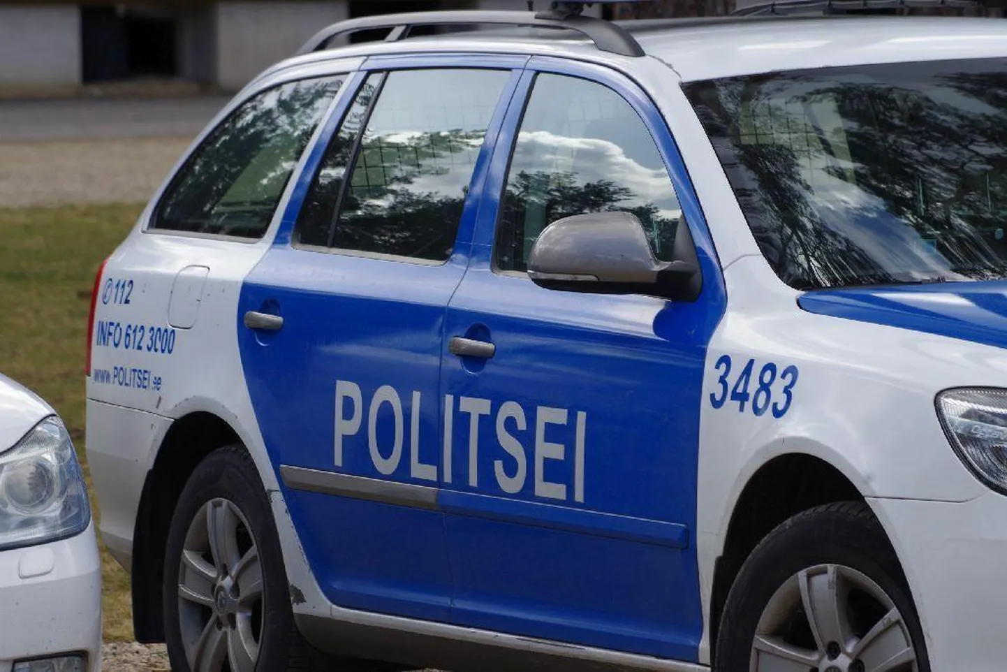 Politseiauto. Foto on illustreeriv.